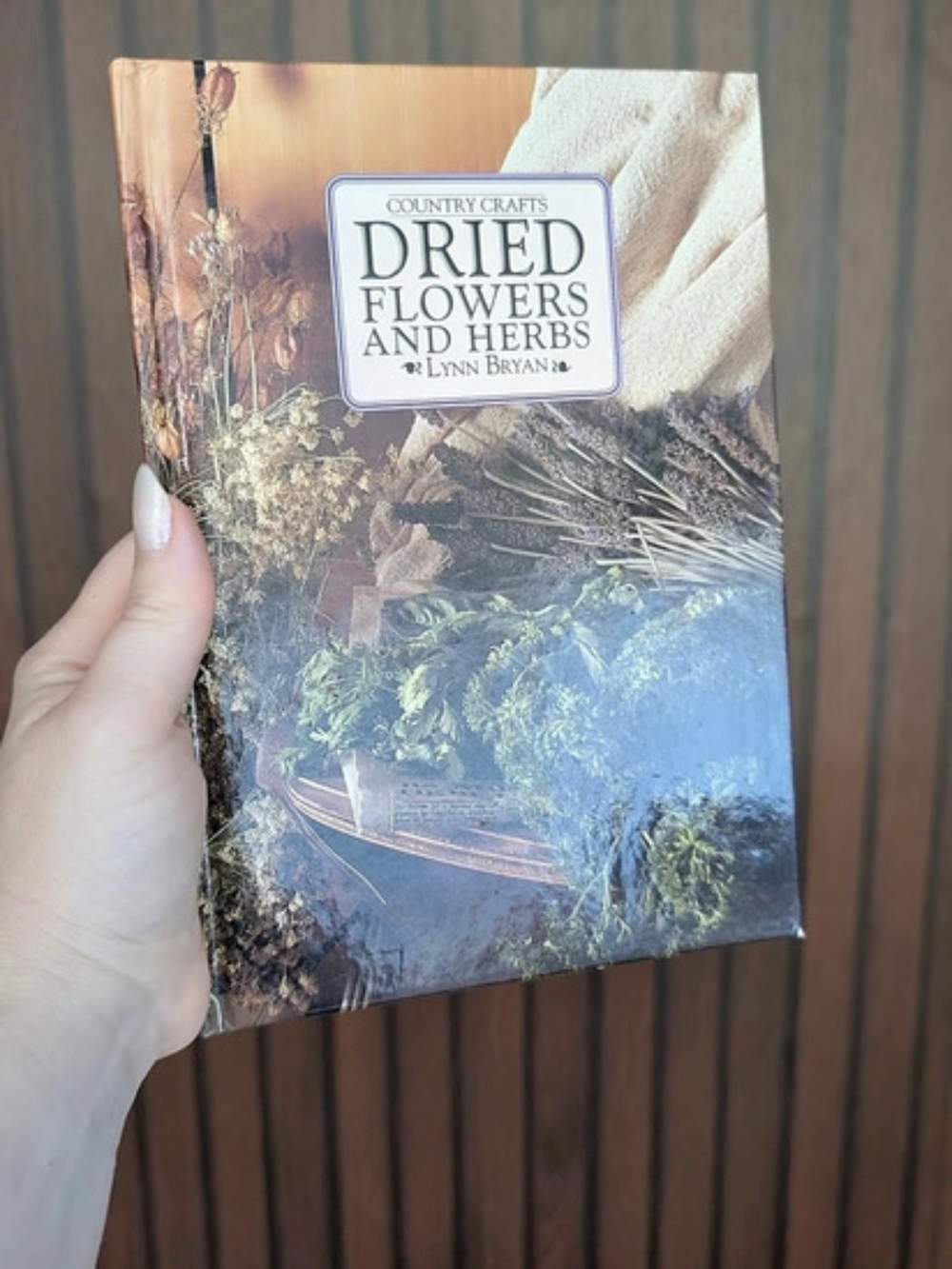 Dried Flowers and Herbs Floral Photography Book